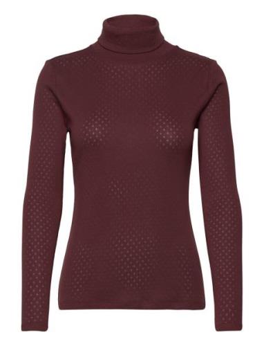 Basic Apparel Arense Roll Neck Gots Lila