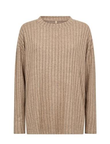 Sc-Ane Tops Knitwear Jumpers Beige Soyaconcept