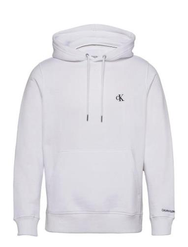 Ck Essential Regular Hoodie Tops Sweat-shirts & Hoodies Hoodies White ...