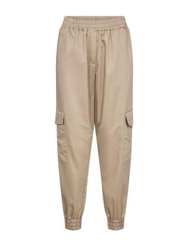 Sc-Akila Bottoms Trousers Cargo Pants Beige Soyaconcept