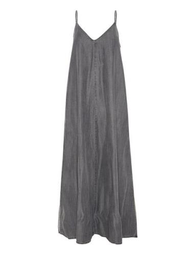 Nellymw Strap Dress Maxiklänning Festklänning Grey My Essential Wardro...