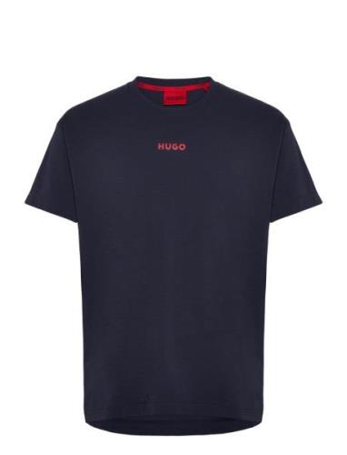 Linked T-Shirt Designers T-shirts Short-sleeved Navy HUGO