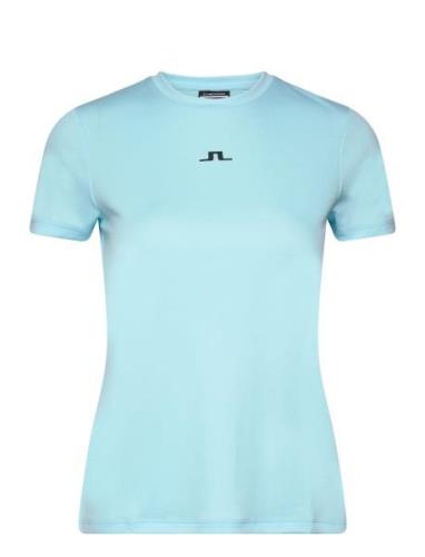 Ada T-Shirt Tops T-shirts & Tops Short-sleeved Blue J. Lindeberg