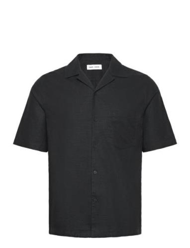 Saoscar Ap Shirt 14246 Tops Shirts Short-sleeved Black Samsøe Samsøe
