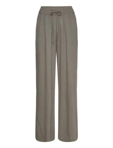 Sc-Alema Bottoms Trousers Wide Leg Khaki Green Soyaconcept