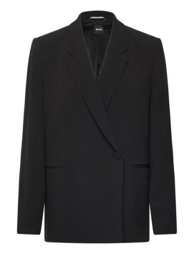 Jozera Blazers Single Breasted Blazers Black BOSS