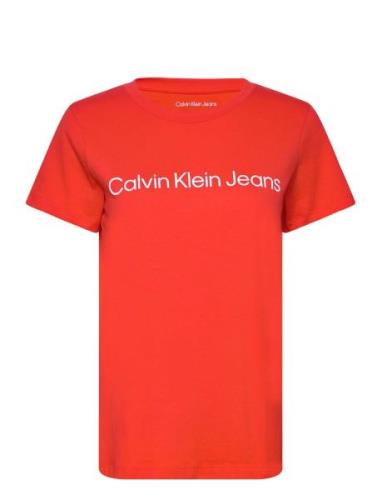 Calvin Klein Jeans Institutional Logo 2-Pack Tee Röd