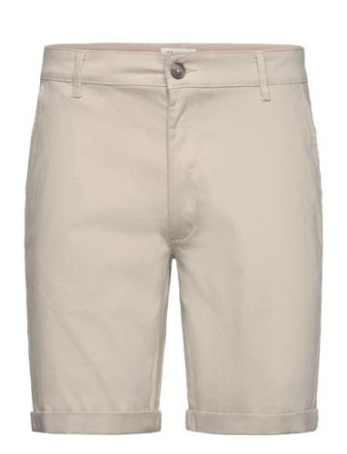 Sdrockcliffe Sho Bottoms Shorts Casual Cream Solid