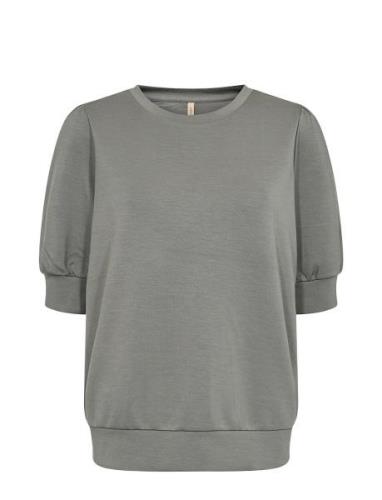 Sc-Banu Tops Sweat-shirts & Hoodies Sweat-shirts Grey Soyaconcept