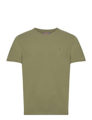 James Tee Designers T-shirts Short-sleeved Khaki Green Morris