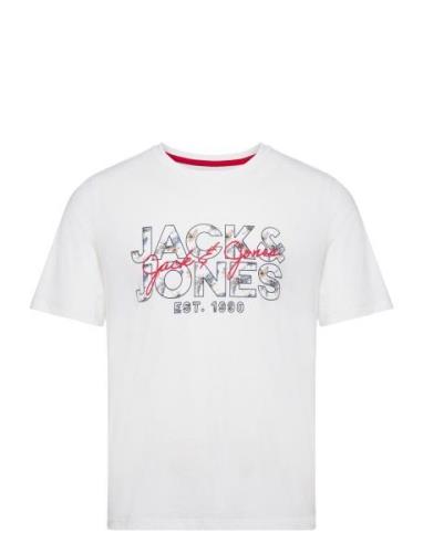 Jack & J S Jjchill Shape Tee Ss Crew Neck Vit