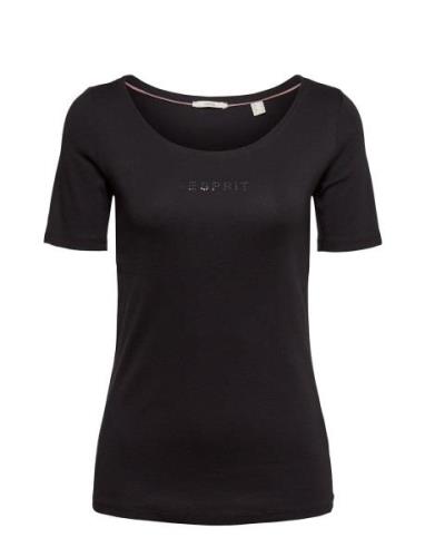 Esprit Casual T-Shirts Svart