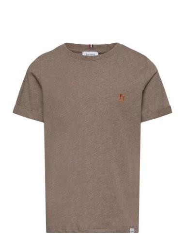 Nørregaard T-Shirt Kids Tops T-shirts Short-sleeved Brown Les Deux