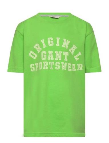 Original Sportswear T-Shirt Tops T-shirts Short-sleeved Green GANT