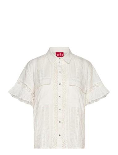 Barberacras Shirt Tops Shirts Short-sleeved White Cras