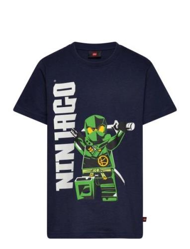 Lwtano 308 - T-Shirt S/S Tops T-shirts Short-sleeved Navy LEGO Kidswea...