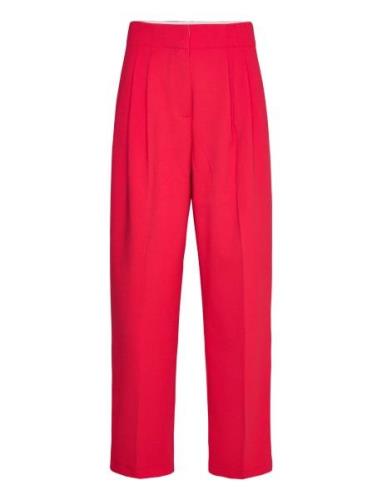 2Nd Carter - Attired Suiting Bottoms Trousers Wide Leg Red 2NDDAY