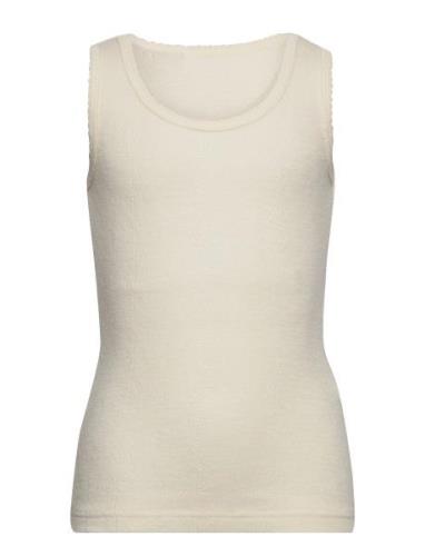 Tavi Tops T-shirts Sleeveless Cream MarMar Copenhagen