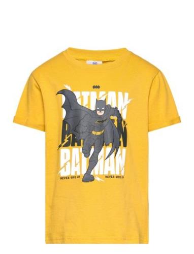 Tshirt Tops T-shirts Short-sleeved Yellow Batman