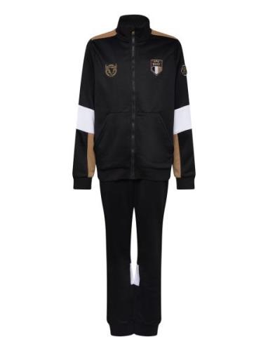 Cardigan+Trousers Sets Sweatsuits Black BOSS