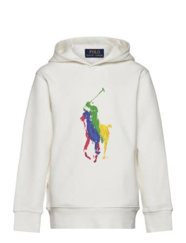 Big Pony Fleece Hoodie Tops Sweat-shirts & Hoodies Hoodies White Ralph...