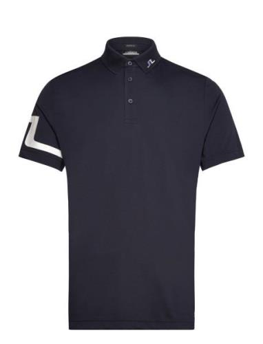 Heath Regular Fit Golf Polo Sport Polos Short-sleeved Navy J. Lindeber...