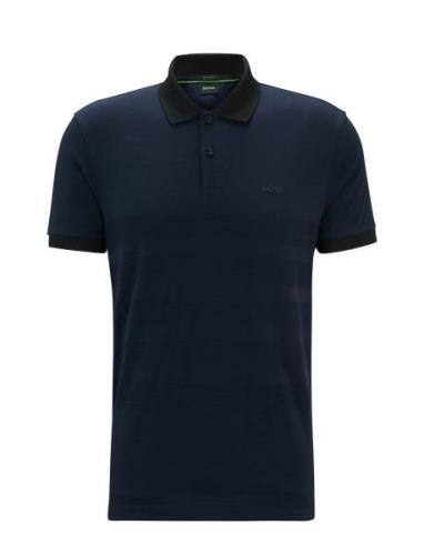 Paddy 5 Tops Polos Short-sleeved Navy BOSS