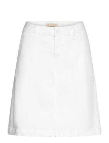 Fqharlow-Skirt Kort Kjol White FREE/QUENT
