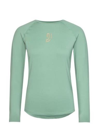 Elemental Long Sleeve 2.0 Sport T-shirts & Tops Long-sleeved Green Joh...