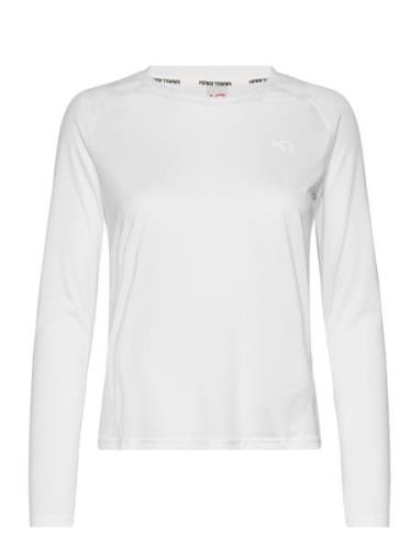 Emily Long Sleeve Sport T-shirts & Tops Long-sleeved White Kari Traa