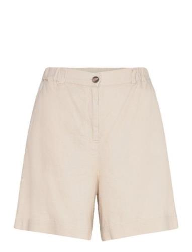 Sc-Ina Bottoms Shorts Casual Shorts Beige Soyaconcept