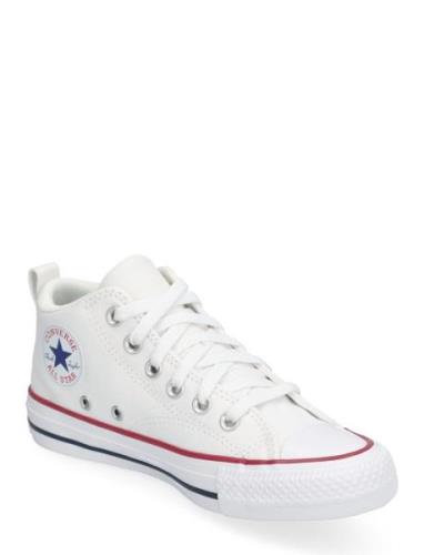 Ctas Malden Street Mid White/Red/Blue Höga Sneakers White Converse