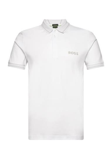 Paule 1 Sport Polos Short-sleeved White BOSS