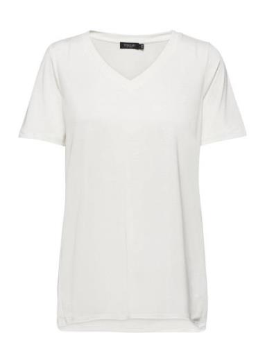Slcolumbine Over T-Shirt Ss Tops T-shirts & Tops Short-sleeved White S...