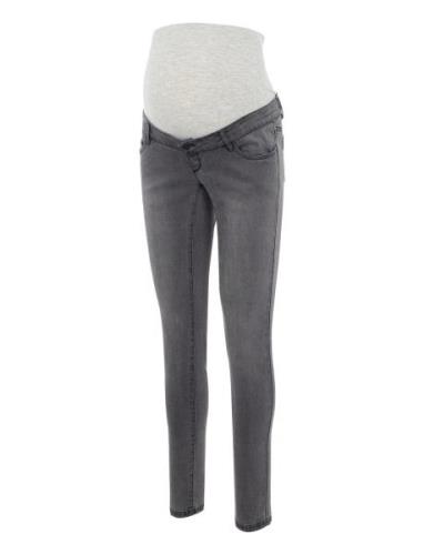 Mllola Slim Grey Jeans A. Noos Bottoms Jeans Slim Grey Mamalicious