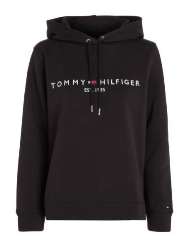 Heritage Hilfiger Hoodie Ls Tops Sweat-shirts & Hoodies Hoodies Black ...