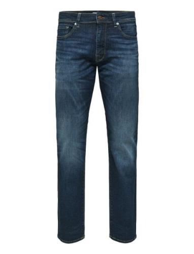 Slh196-Straightscott 31604 D.blue Noos Bottoms Jeans Regular Blue Sele...