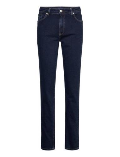 Farla Super Stretch Jeans Bottoms Jeans Straight-regular Blue GANT