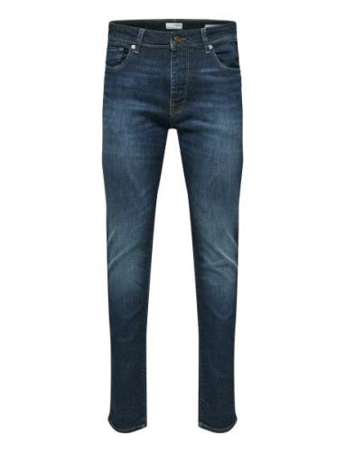 Slh175-Slimleon 31604 D.blue Soft Noos Bottoms Jeans Slim Blue Selecte...