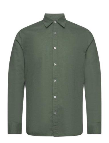 Linowbbgiil Ls Shirt Tops Shirts Casual Green Bruuns Bazaar