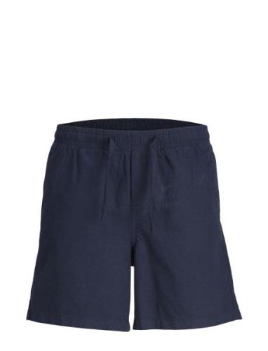 Jpstjaiden Jjsummer Linen Blend Sh Jnr Bottoms Shorts Navy Jack & J S