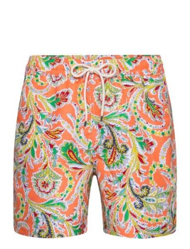 5.75-Inch Traveler Classic Swim Trunk Badshorts Orange Polo Ralph Laur...