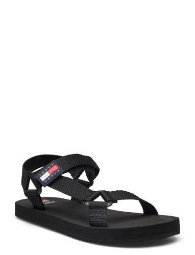 Tjm Casual Sandal Shoes Summer Shoes Sandals Black Tommy Hilfiger