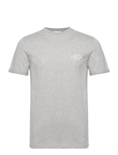 Copenhagen 2011 T-Shirt Tops T-shirts Short-sleeved Grey Les Deux