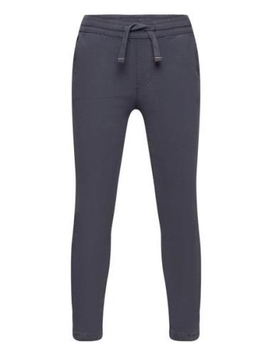 Cotton Jogger-Style Trousers Bottoms Sweatpants Navy Mango