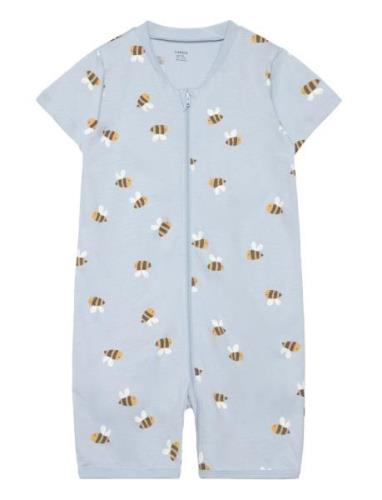 Pyjamas Romper Bee Bf Pyjamas Sie Jumpsuit Blue Lindex