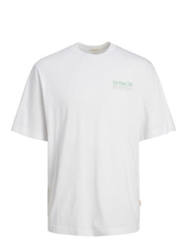 Jortaormina Graphic Tee Ss Crew Neck Tops T-shirts Short-sleeved White...