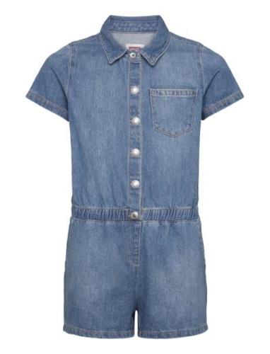 Levi's Denim Romper Jumpsuit Blue Levi's