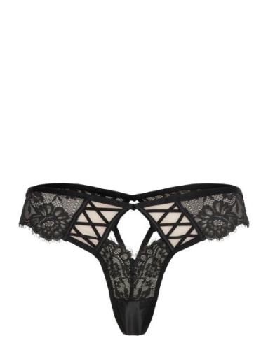 Loretta String R Stringtrosa Underkläder Black Hunkemöller