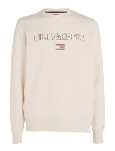 Hilfiger 85 Sweatshirt Tops Sweat-shirts & Hoodies Sweat-shirts Beige ...